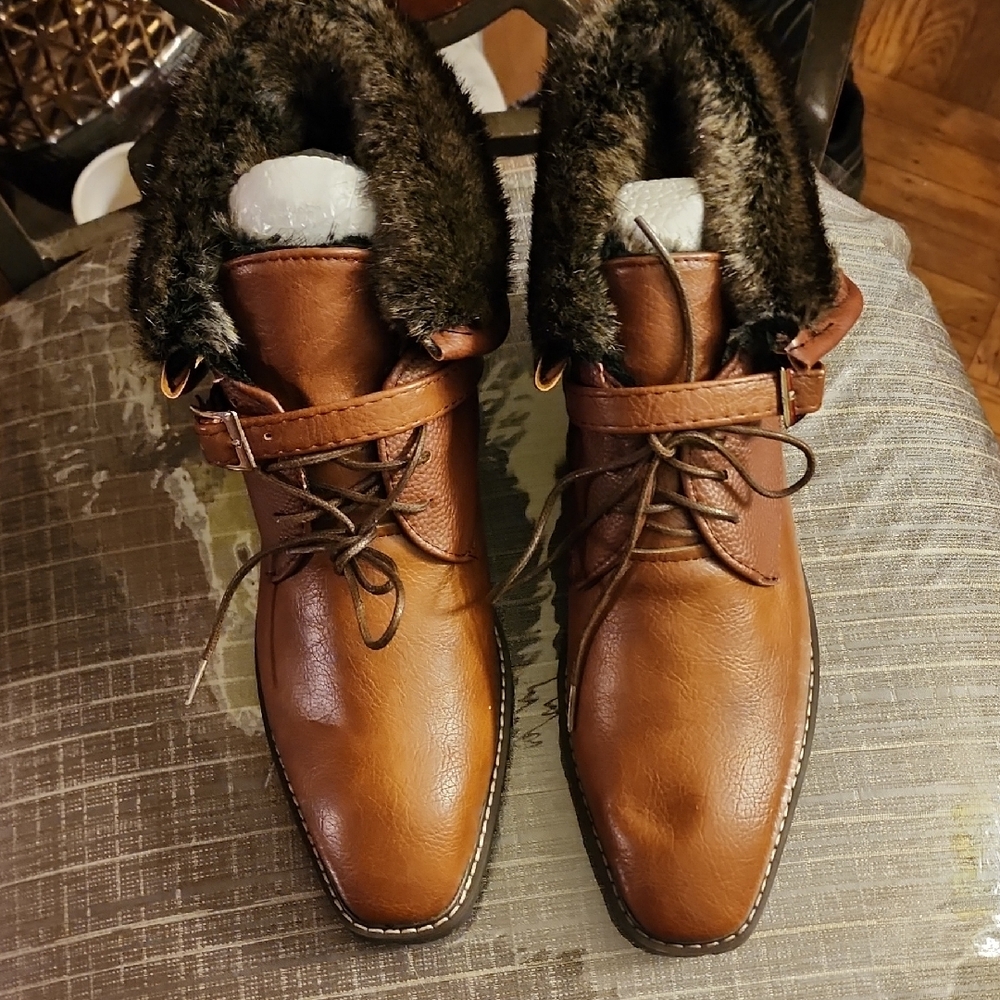 Men's Brown Leather Boots